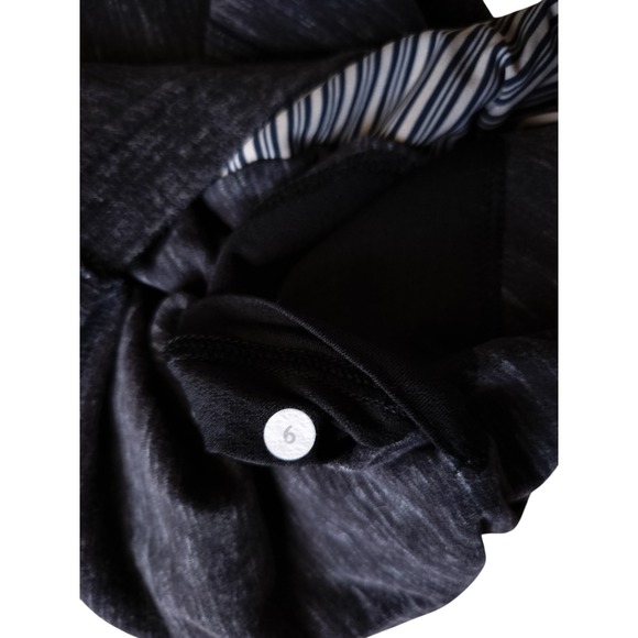 Lululemon Women's Find Your Centre Wrap Heathered Marled Black Jacket Size 6 - Picture 14 of 14
